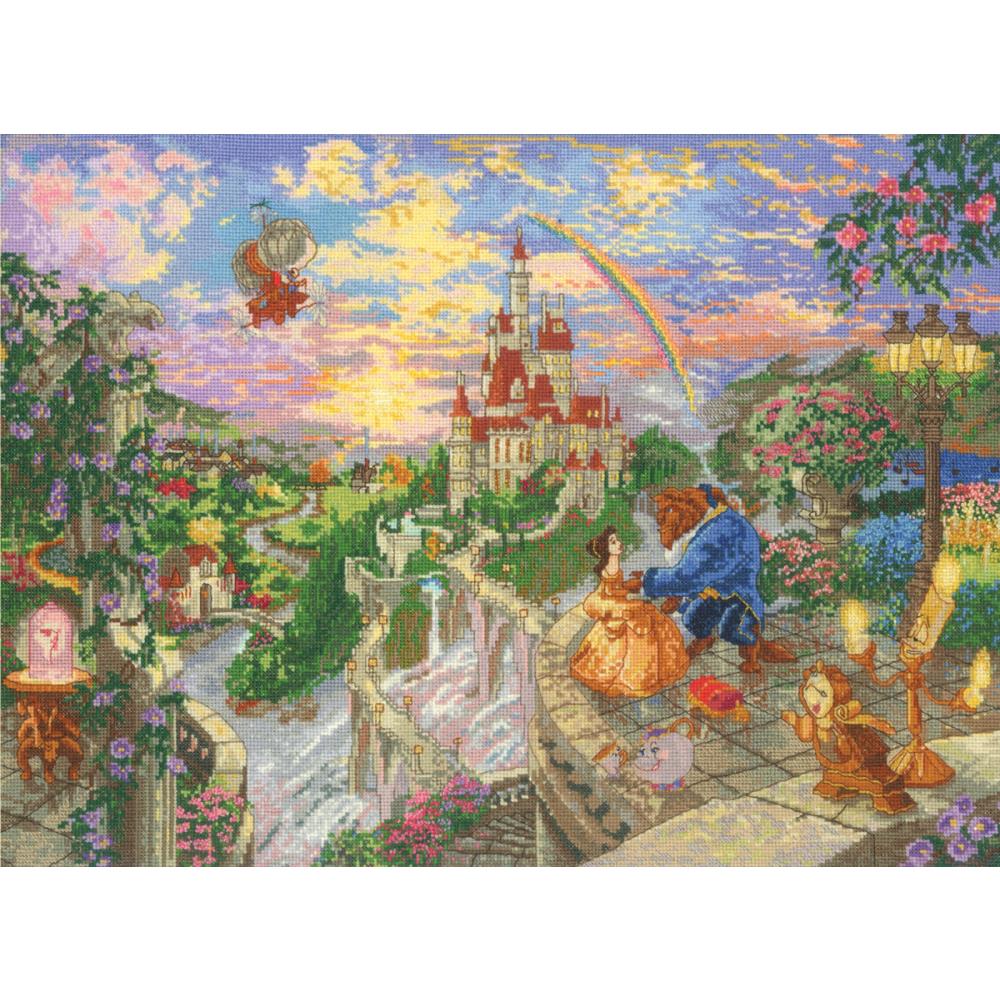 Disney dreams thomas kinkade counted cross stitch kits ebay