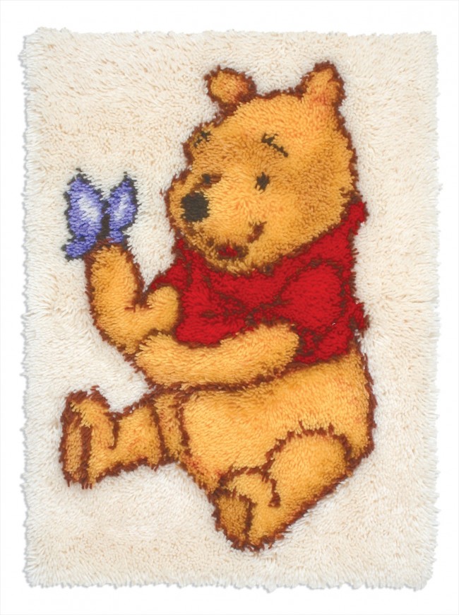 Anchor Latch Hook Rug Kit Pooh